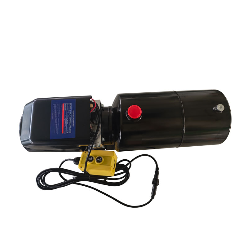 12V 1.6KW 8L Single Acting with Wire Control
