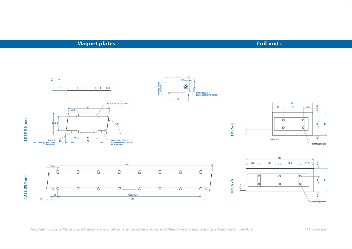 Td55 Series Specsheet Drawing2