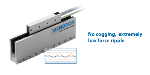 Linear Advantages No Cogging