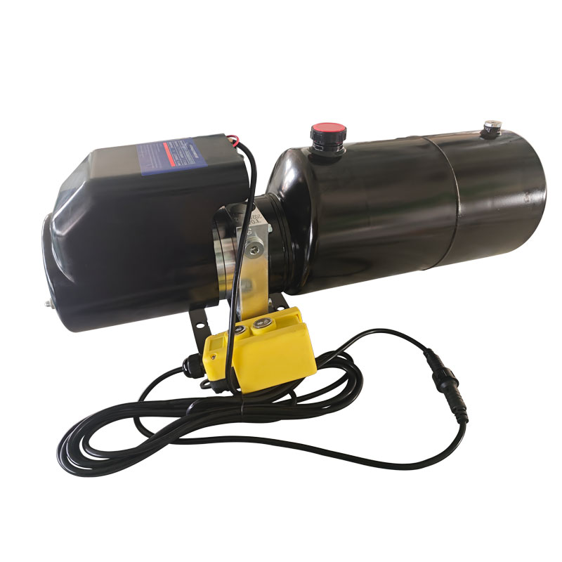 12V 1.6KW 8L Single Acting with Wire Control