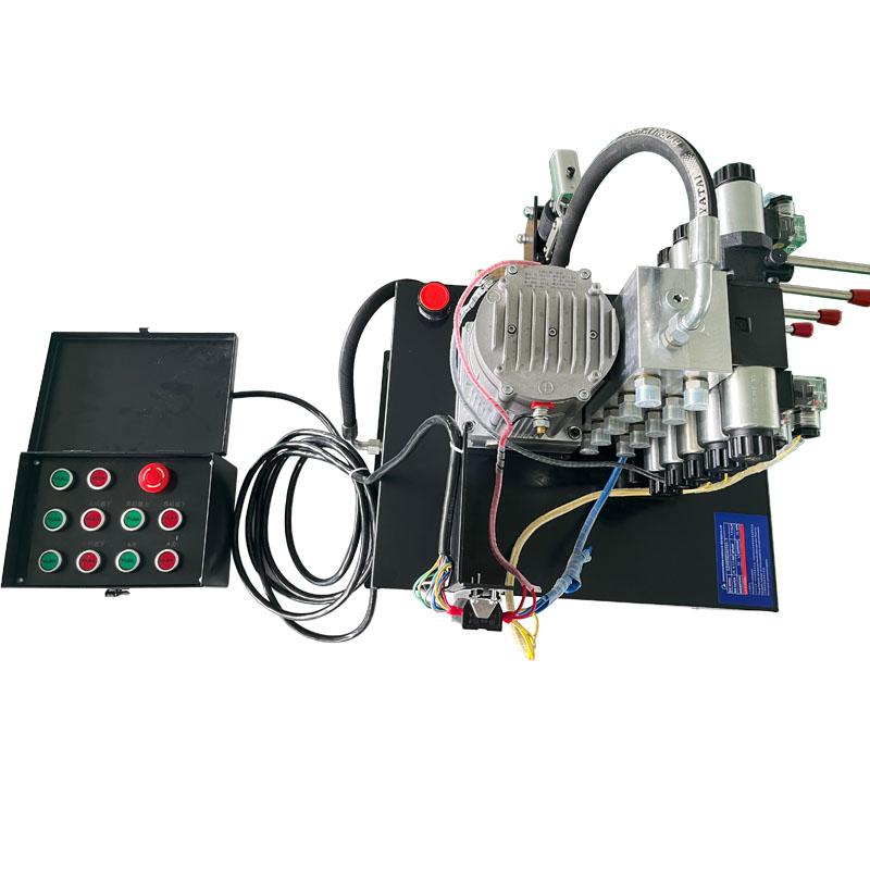 24V 1.5KW Hydraulic Power Unit with Five-Valve Assembly